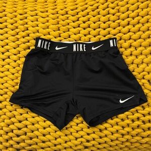 Nike Kids Black Shorts with Logo